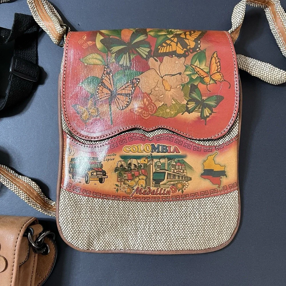 Lot of 3 Women's Purses Handbags Hippie BOHO Vacation Fanny Pack